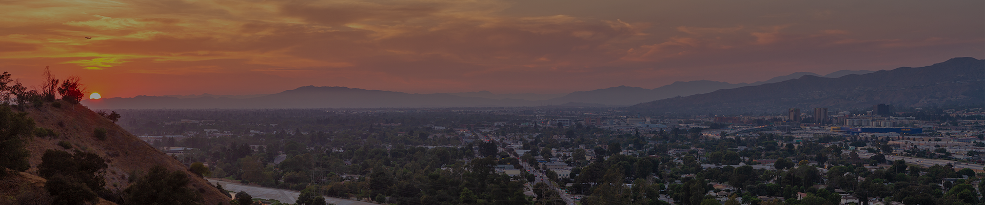 Image of the Burbank sunset