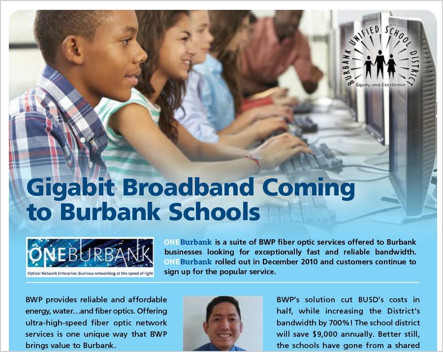 Gigabit Broadband Comes to BUSD
