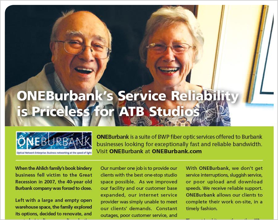 ONEBurbank's Reliability is Priceless for ATB Studios