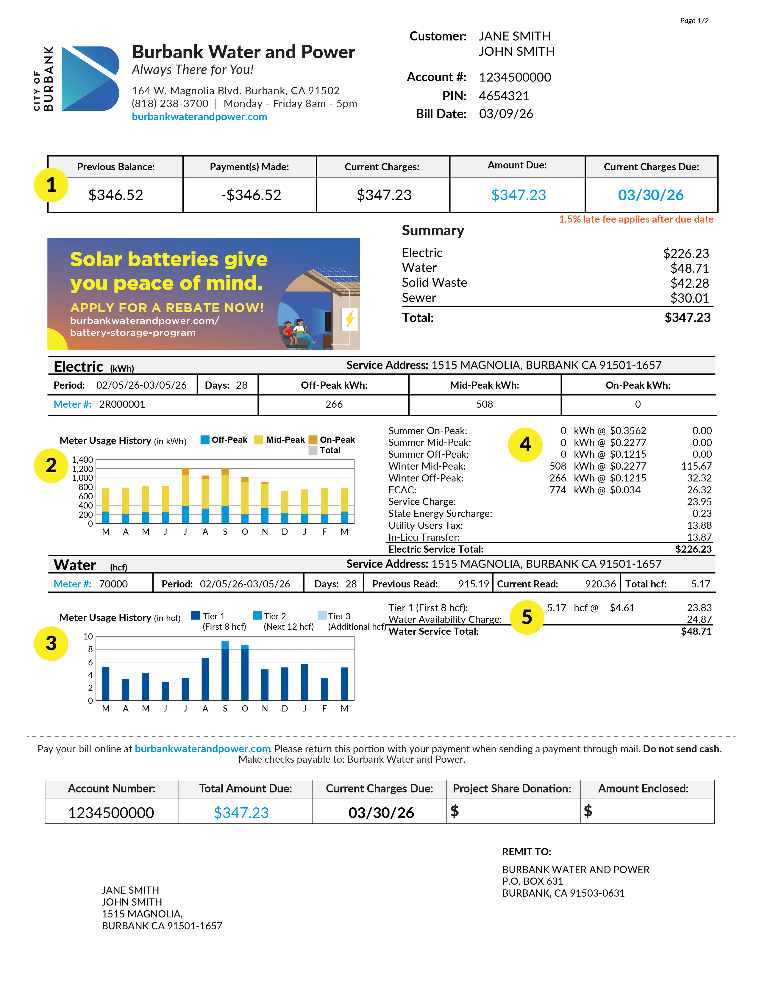 TOU RESIDENTIAL BILL HOTSPOT